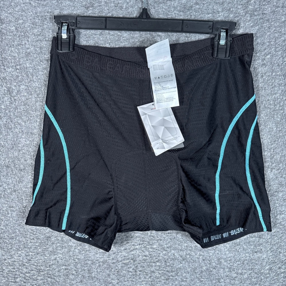 NEW Baleaf Cycling Shorts Womens L Black 3D Padded Bicycle Riding Liner